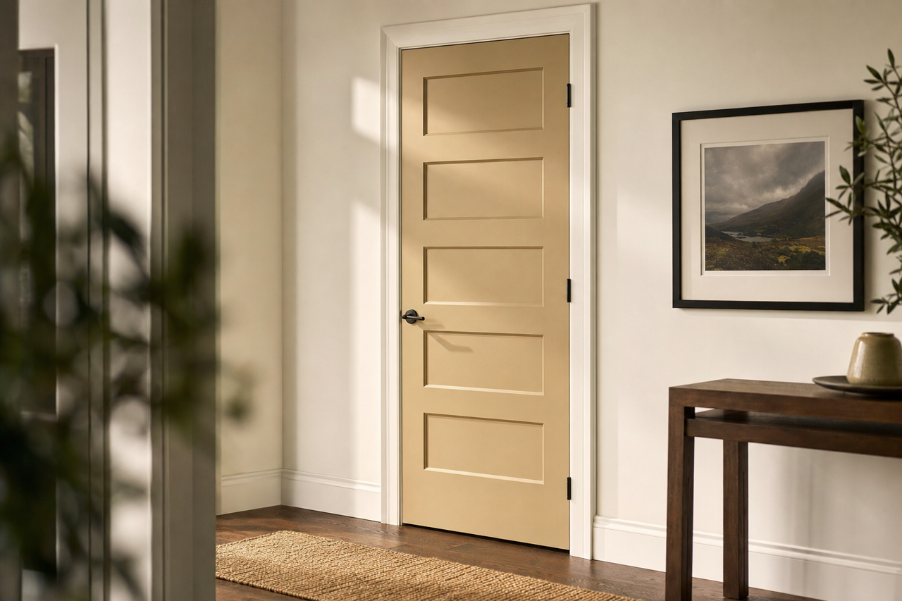 Northampton by Benjamin Moore on interior-doors