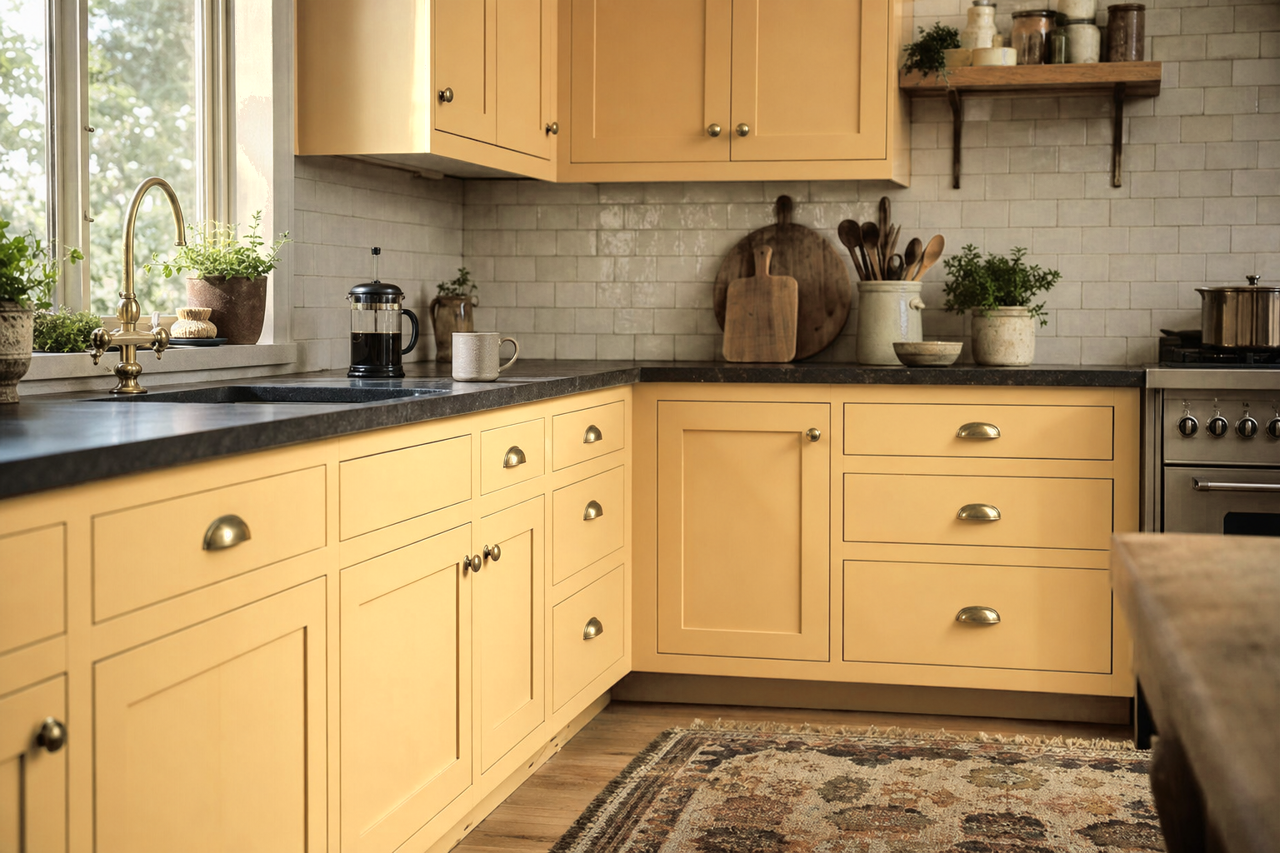 Chestertown by Benjamin Moore on cabinets