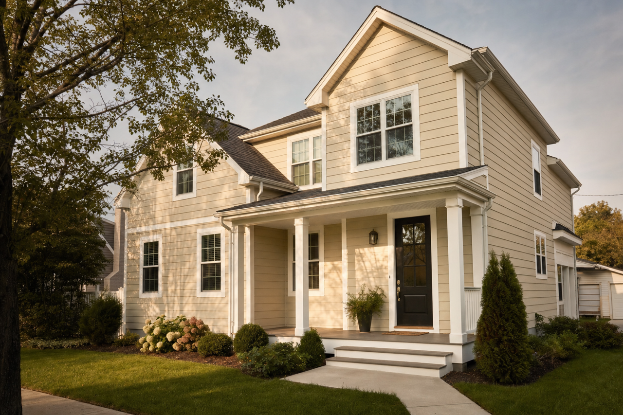 Carrington by Benjamin Moore on exterior