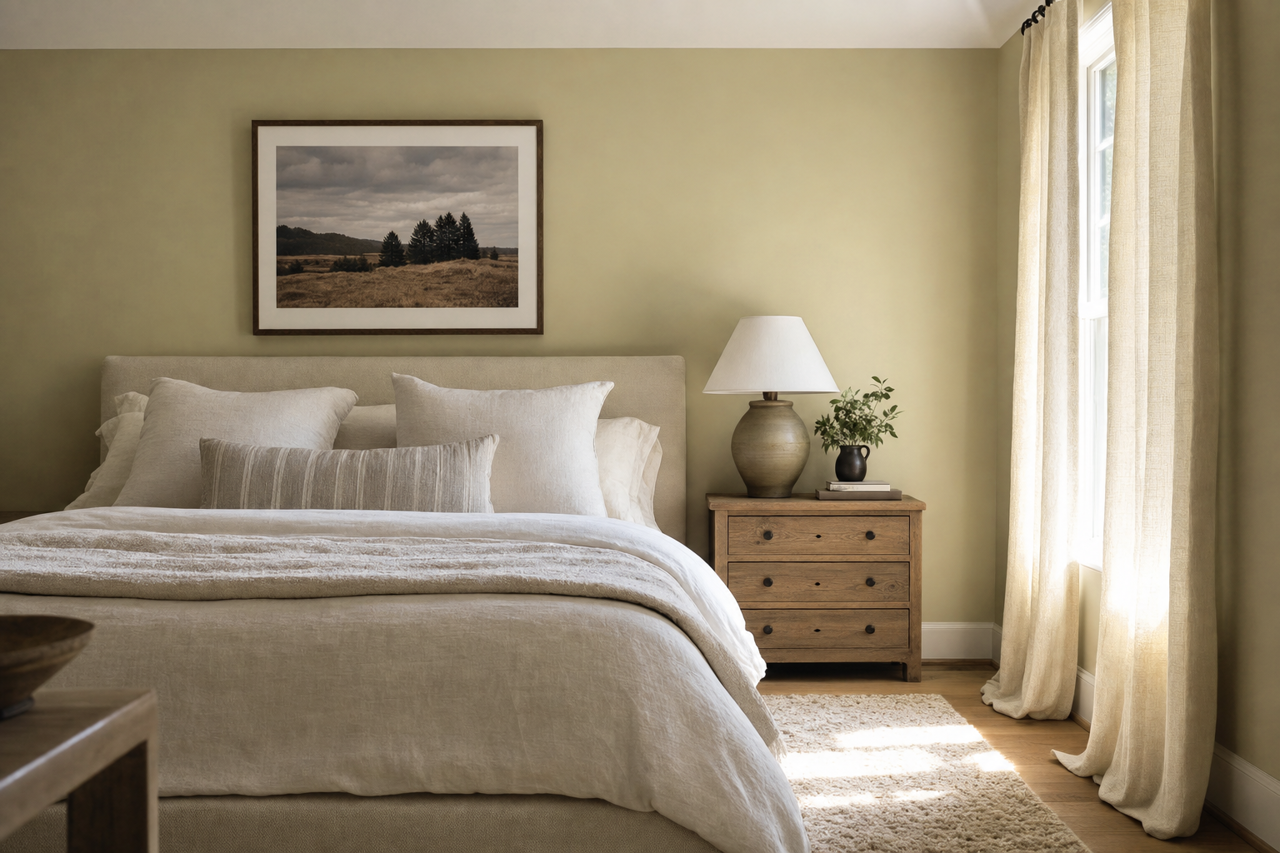 Old by Benjamin Moore on interiors