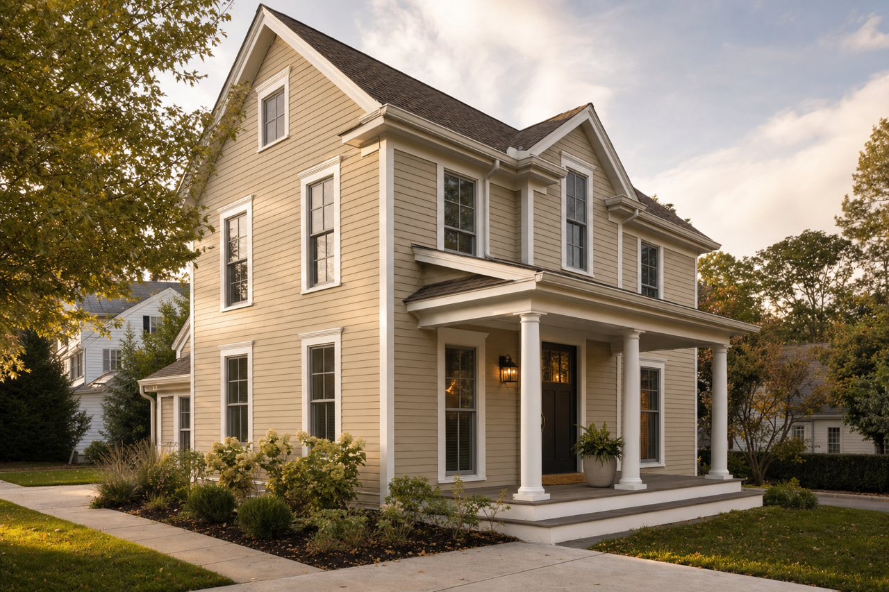 Sag by Benjamin Moore on exterior