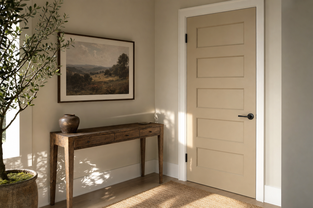 Sag by Benjamin Moore on interior-doors