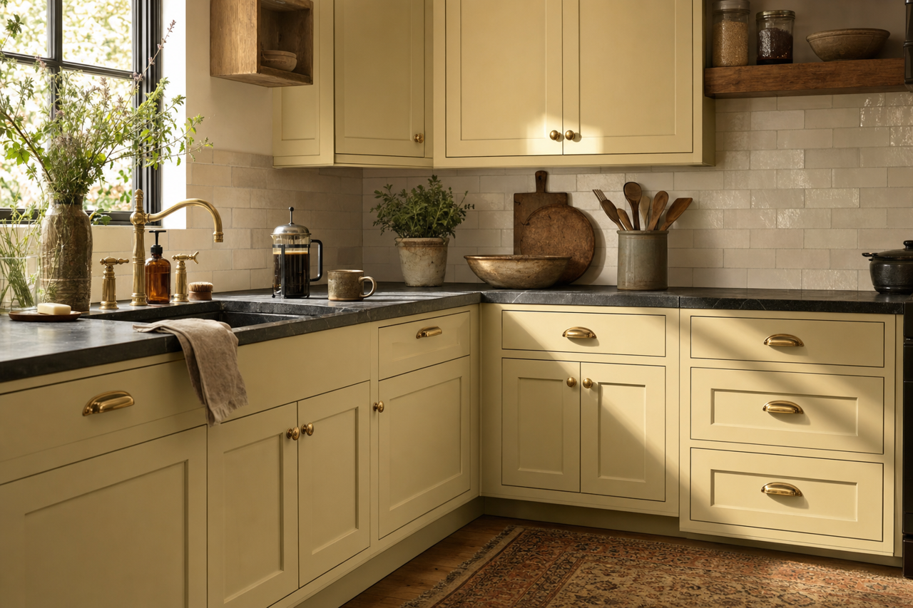 Richmond by Benjamin Moore on cabinets