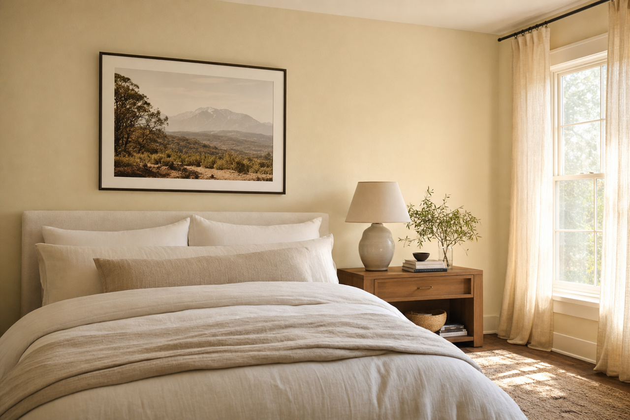 Abingdon by Benjamin Moore on interiors