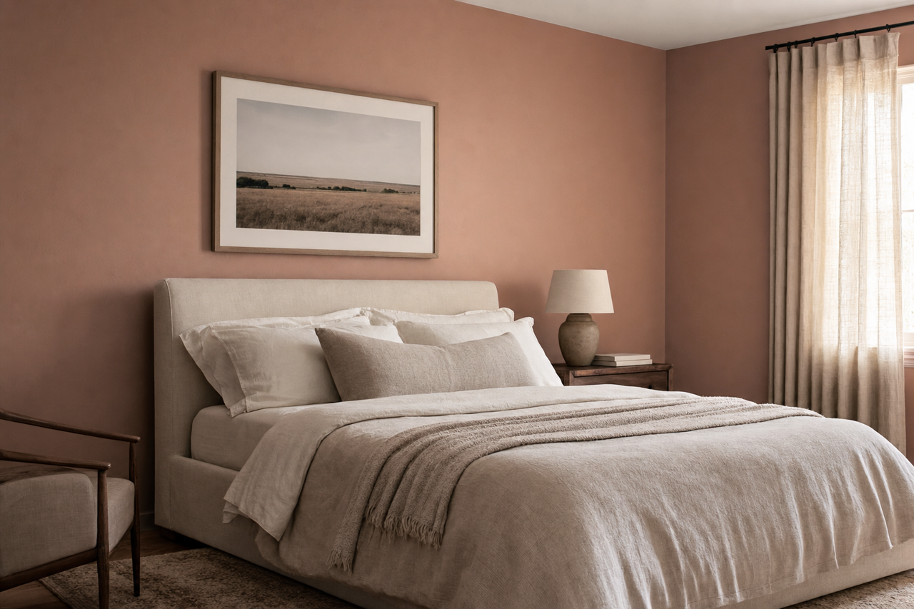 Mulberry Silk by Sherwin-Williams on interiors