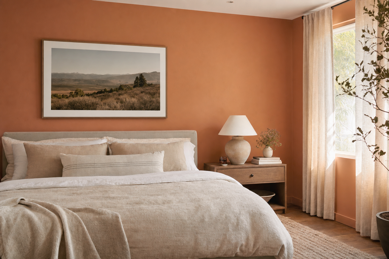Decorous Amber by Sherwin-Williams on interiors