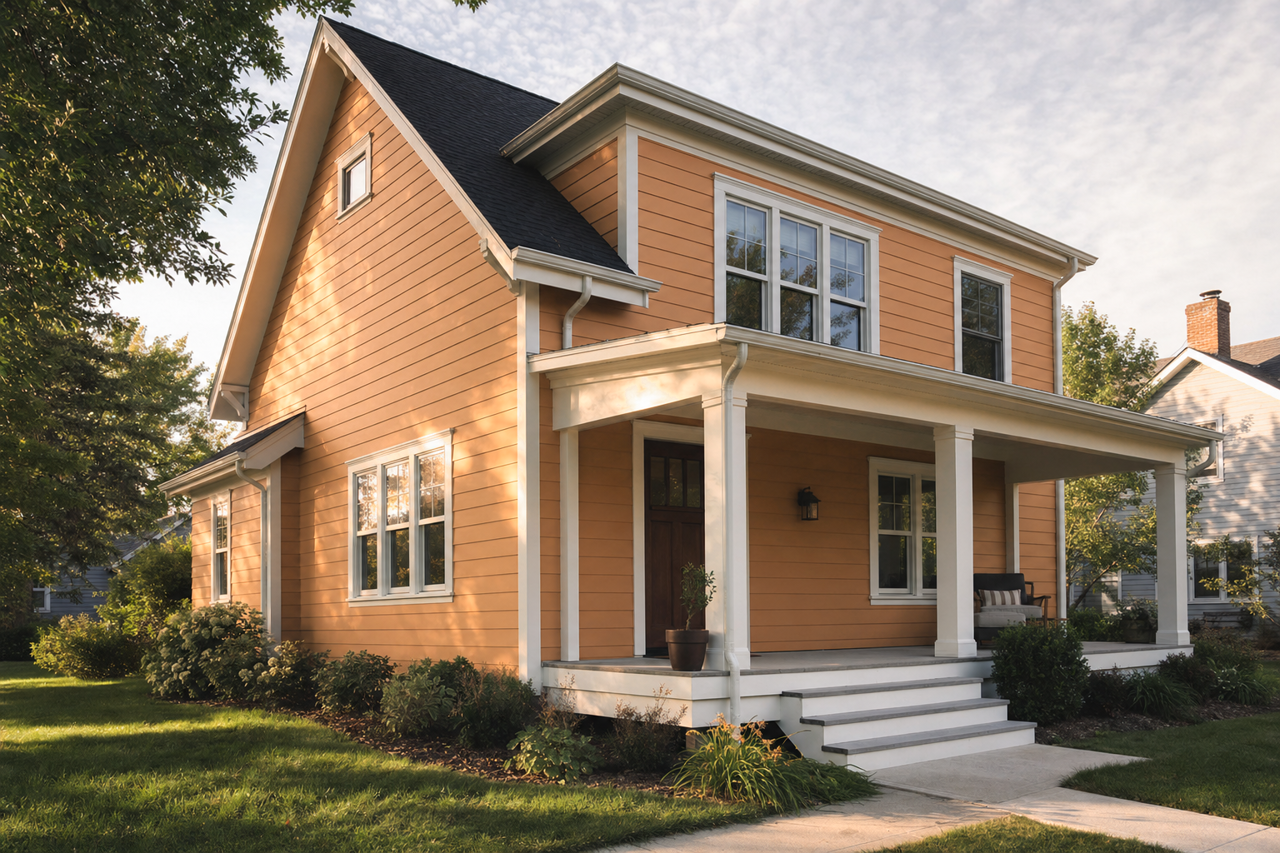 Eastlake Gold by Sherwin-Williams on exterior