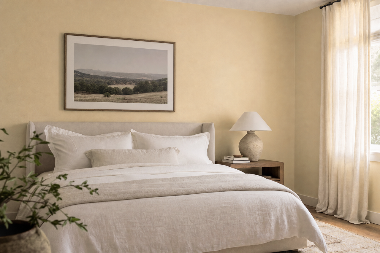 Crewel Tan by Sherwin-Williams on interiors