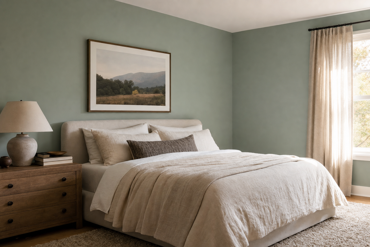 Calico by Sherwin-Williams on interiors