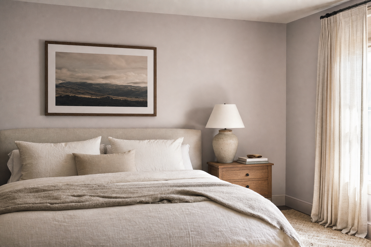 Queen Anne Lilac by Sherwin-Williams on interiors