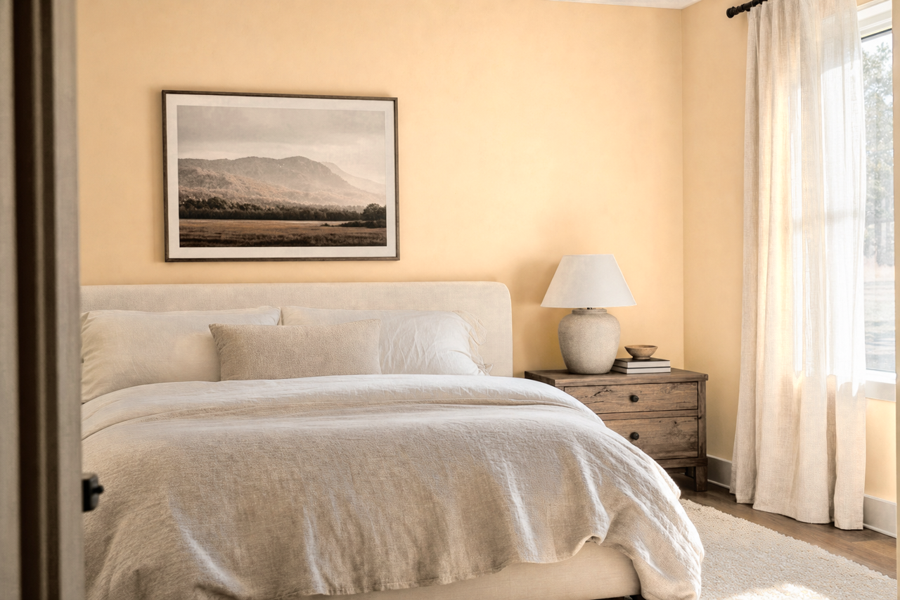 Caen Stone by Sherwin-Williams on interiors