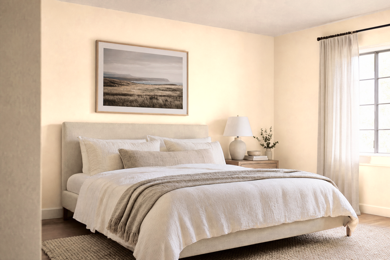 Indian White by Sherwin-Williams on interiors