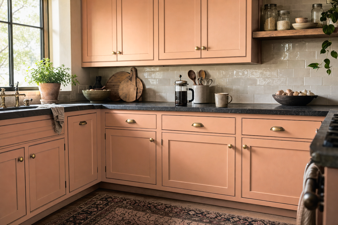 Portrait Tone by Sherwin-Williams on cabinets
