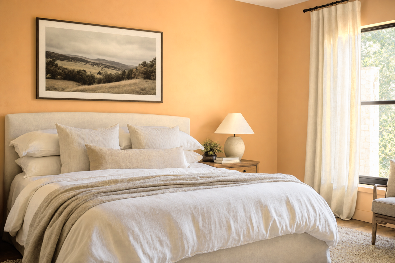 Hubbard Squash by Sherwin-Williams on interiors