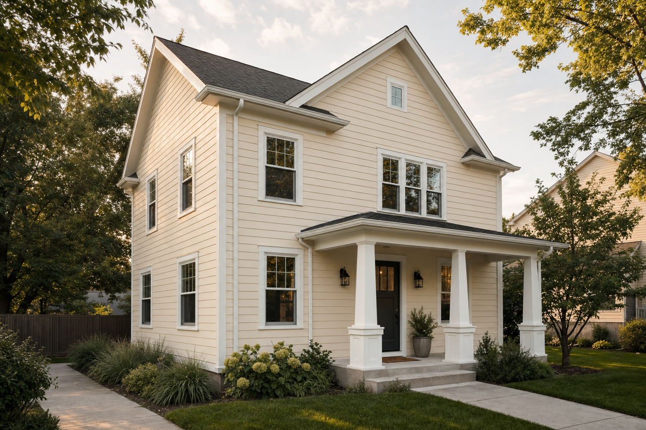 Classic Light Buff by Sherwin-Williams on exterior