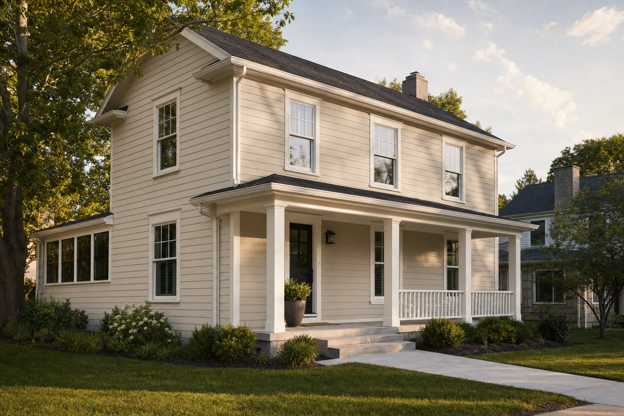 Twilight Gray by Sherwin-Williams on exterior