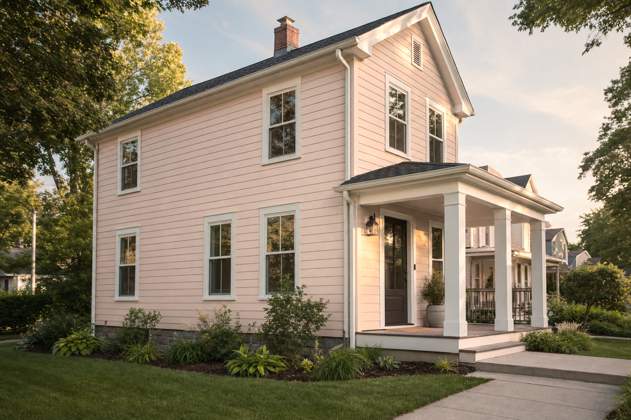 Classic Sand by Sherwin-Williams on exterior