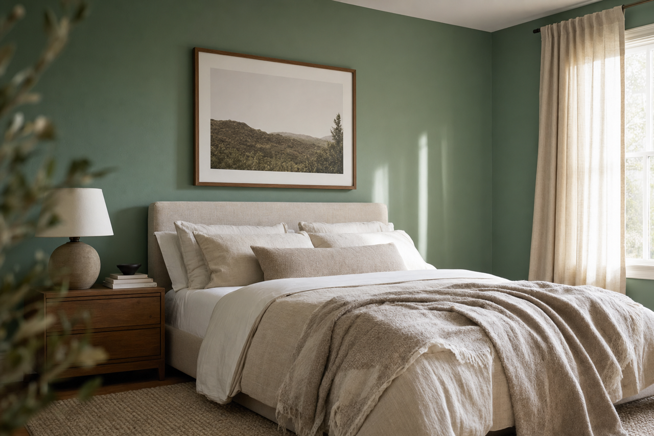Alexandrite by Sherwin-Williams on interiors