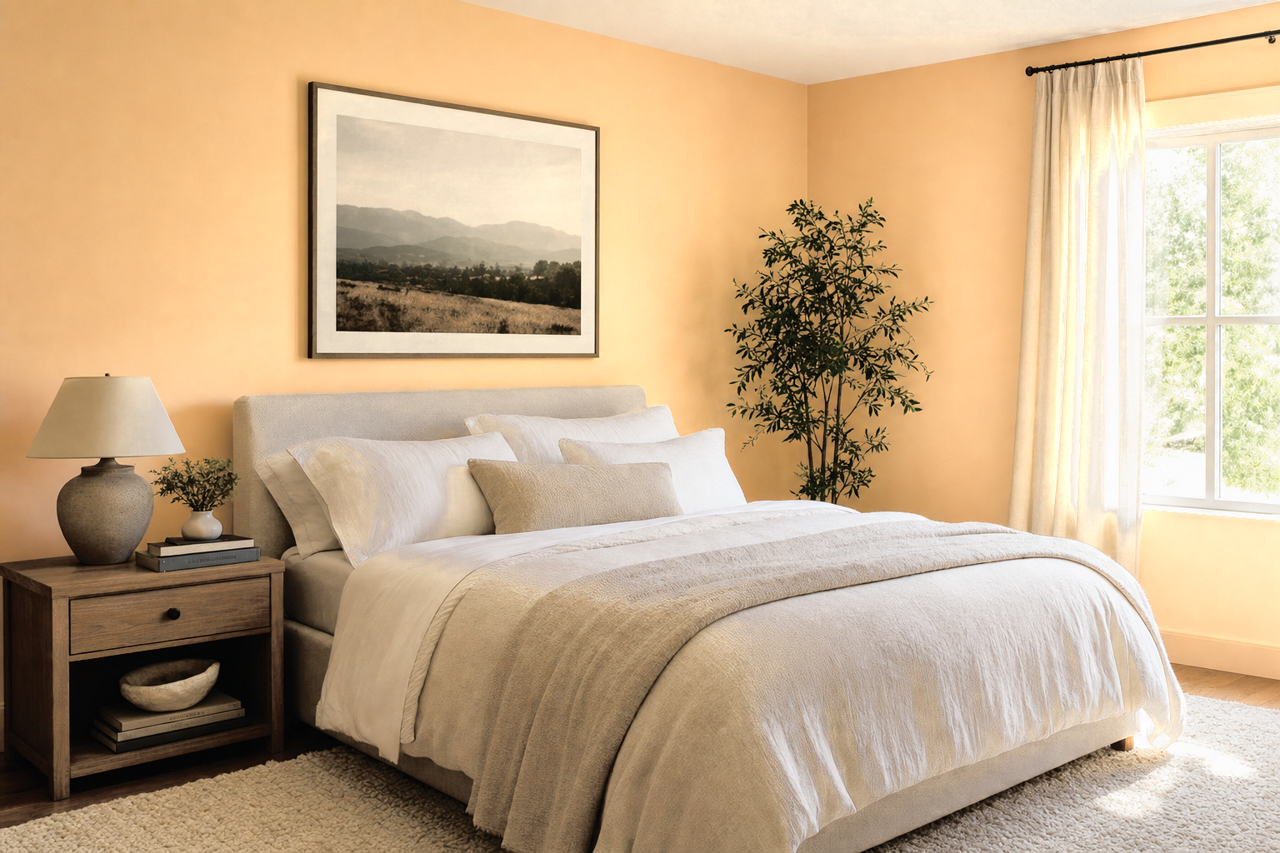 Belvedere Cream by Sherwin-Williams on interiors