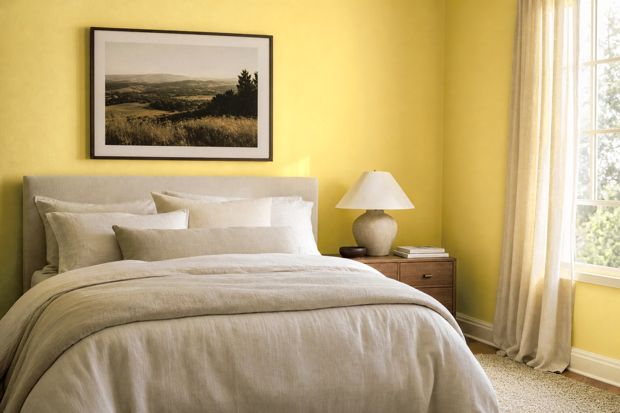 Chartreuse by Sherwin-Williams on interiors
