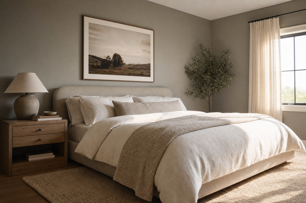 Classic French Gray by Sherwin-Williams on interiors