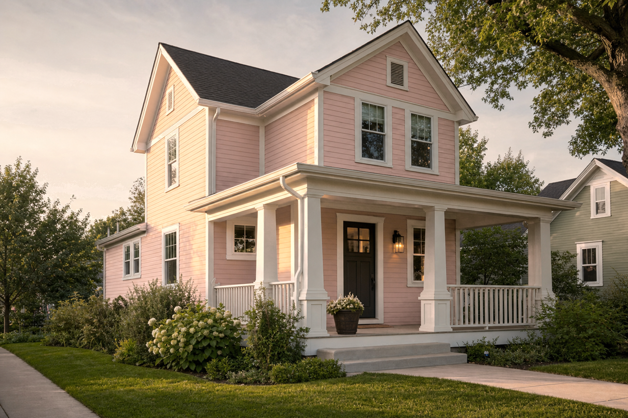 Pinky Beige by Sherwin-Williams on exterior