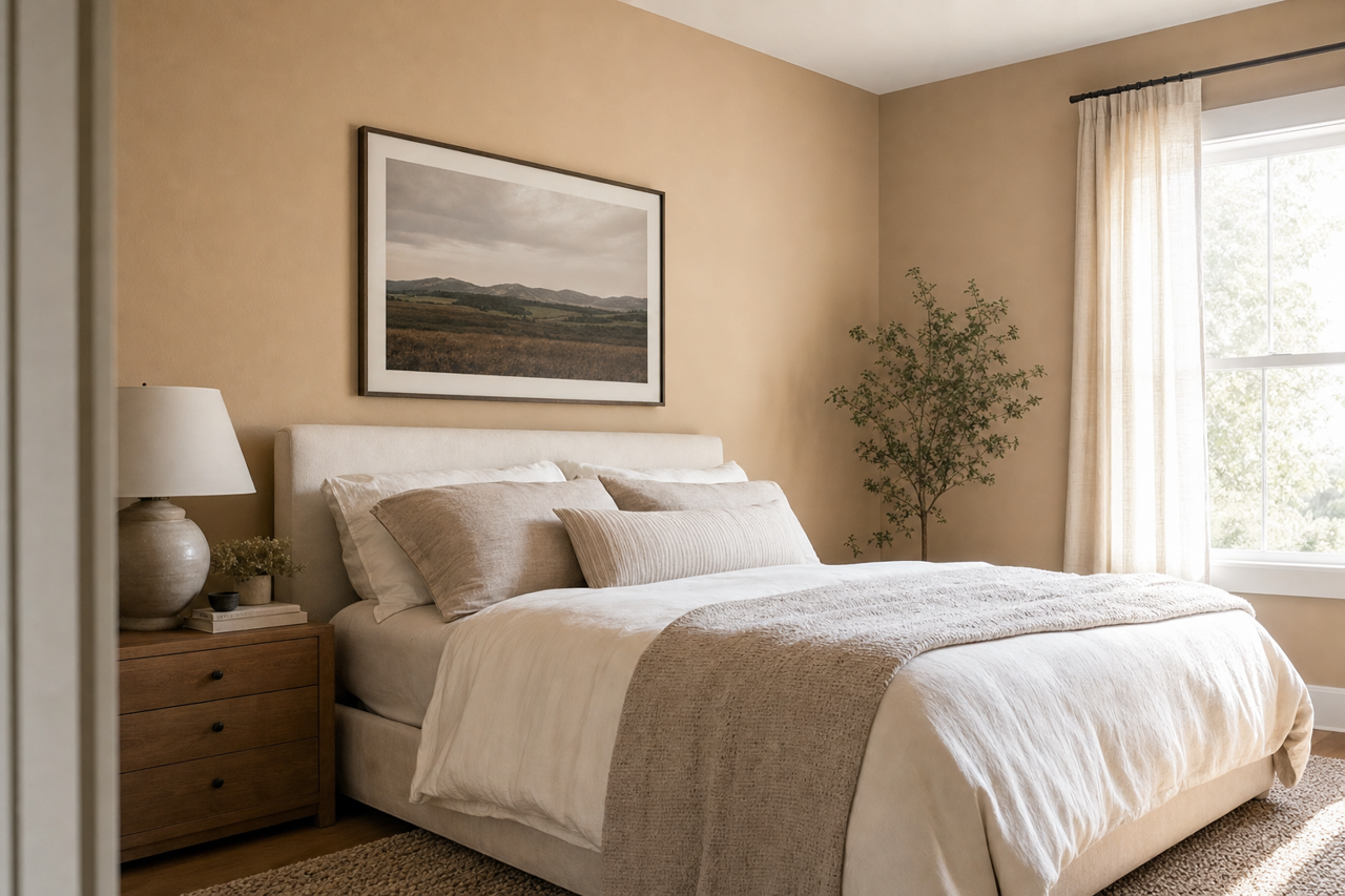 Renwick Beige by Sherwin-Williams on interiors