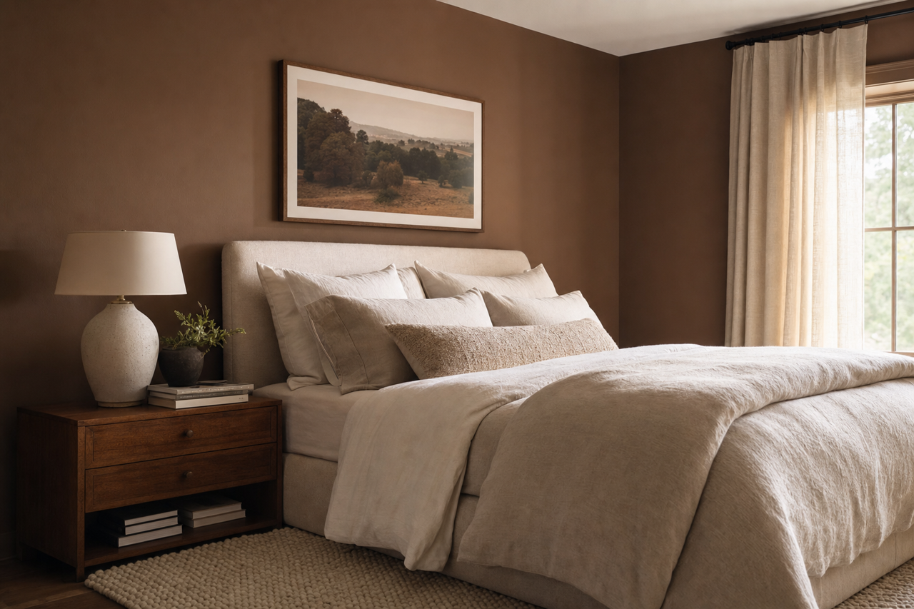 Rookwood Dark Brown by Sherwin-Williams on interiors