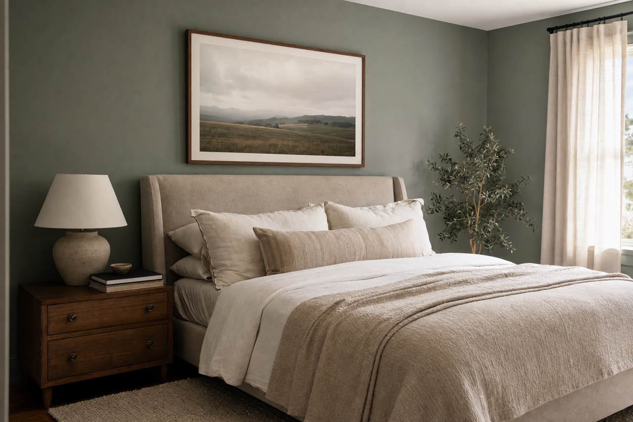 Rookwood Blue Green by Sherwin-Williams on interiors