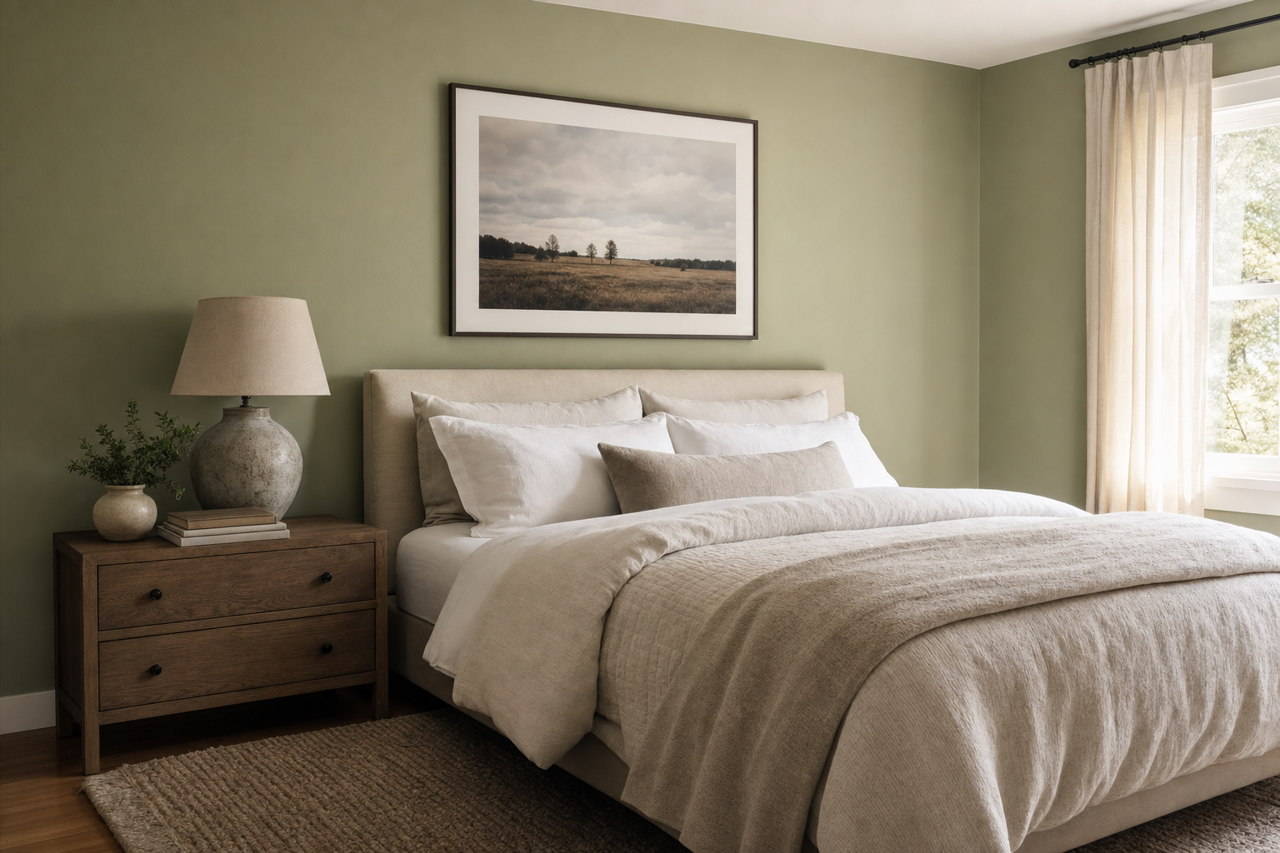 Rookwood Jade by Sherwin-Williams on interiors