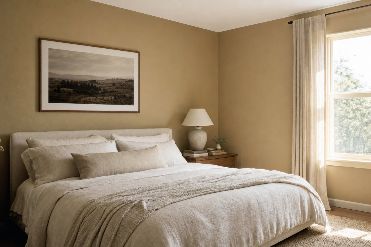 Renwick Olive by Sherwin-Williams on interiors