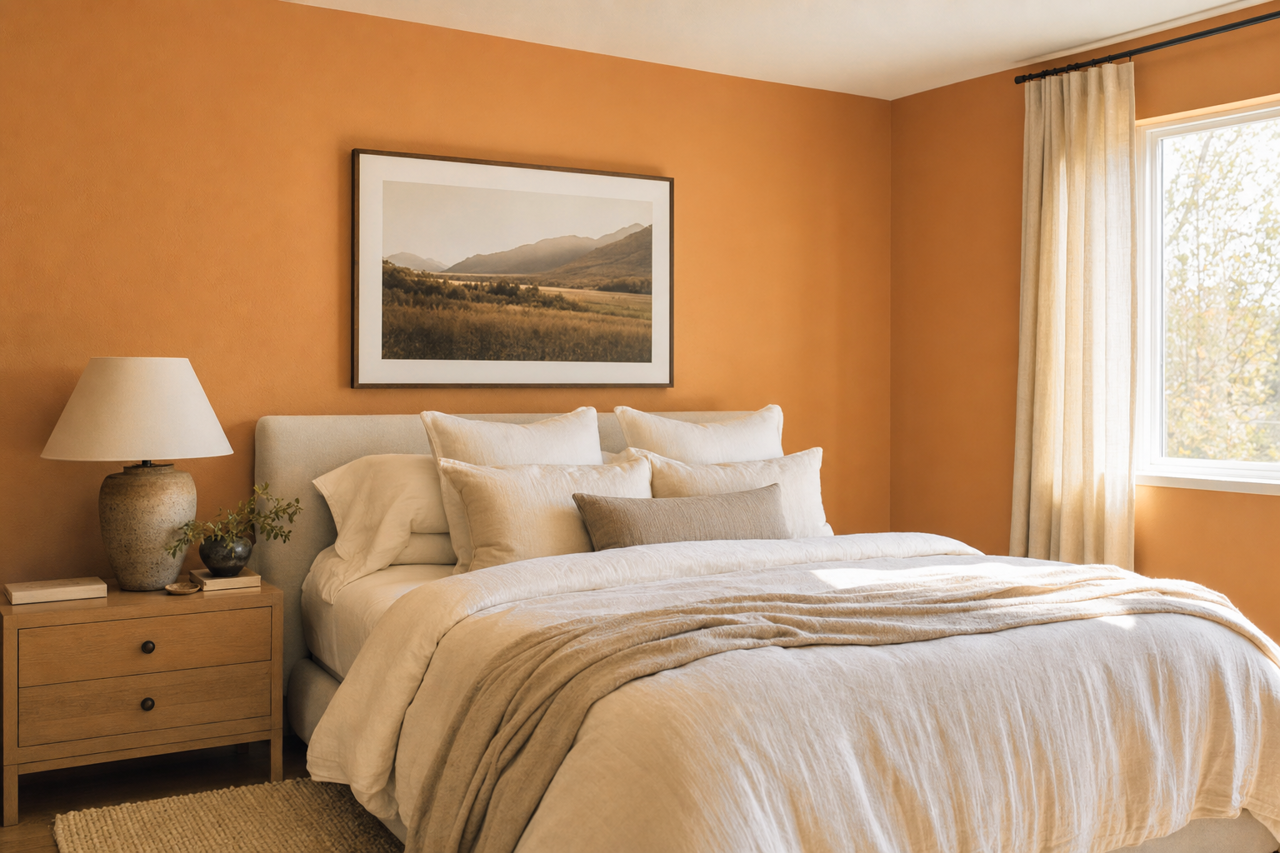 Rookwood Amber by Sherwin-Williams on interiors