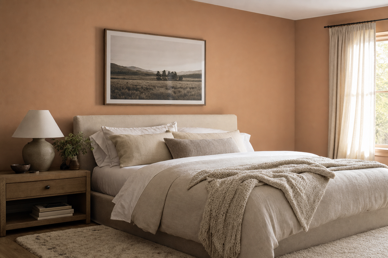 Rookwood Clay by Sherwin-Williams on interiors
