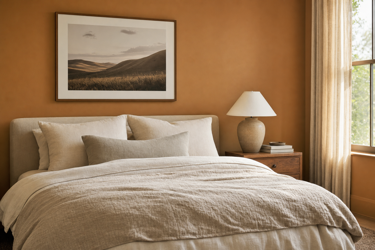 Renwick Golden Oak by Sherwin-Williams on interiors