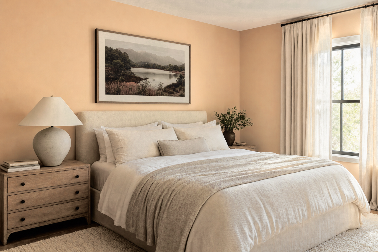 Colonial Revival Tan by Sherwin-Williams on interiors