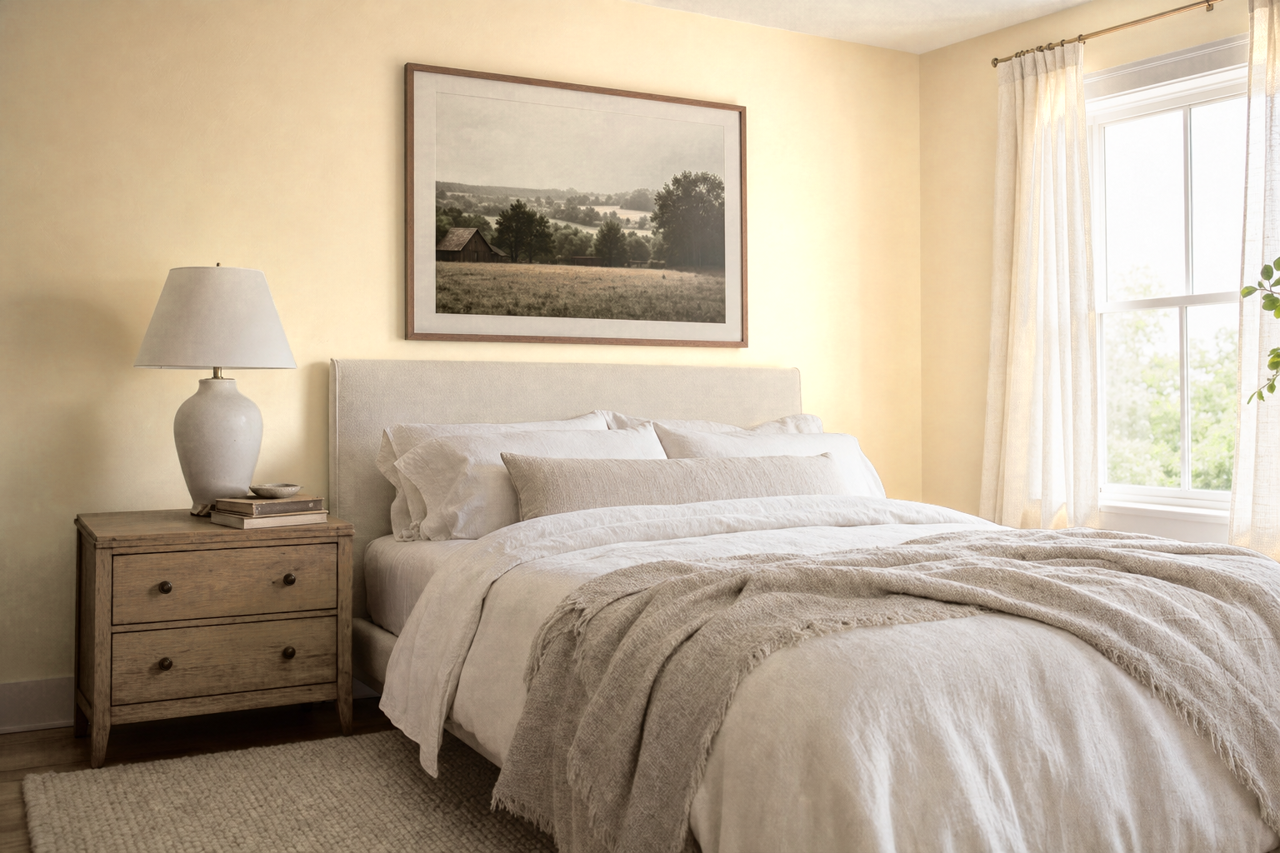 Roycroft Vellum by Sherwin-Williams on interiors