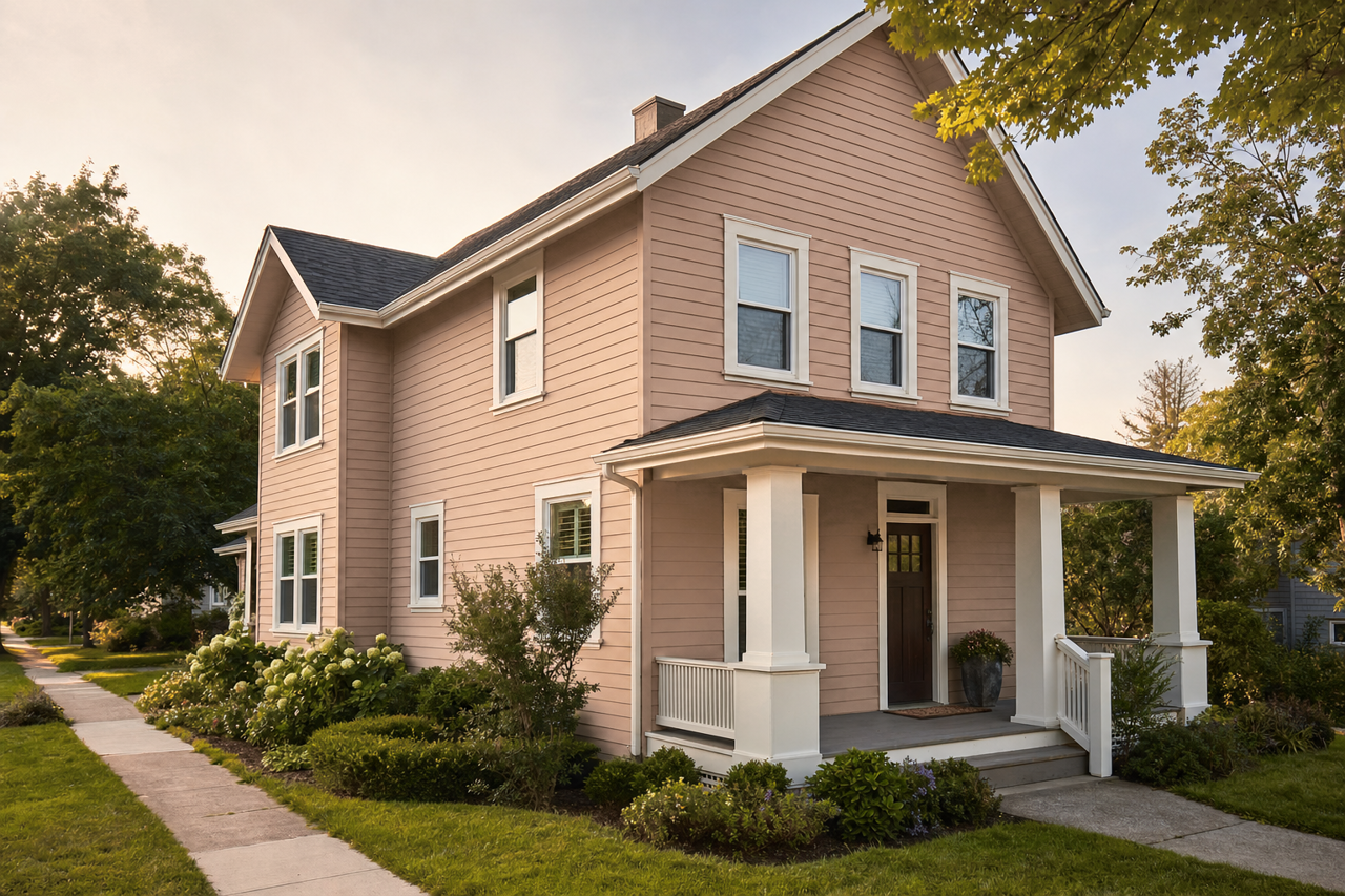 Craftsman Brown by Sherwin-Williams on exterior