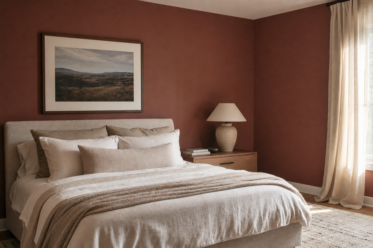 Aurora Brown by Sherwin-Williams on interiors
