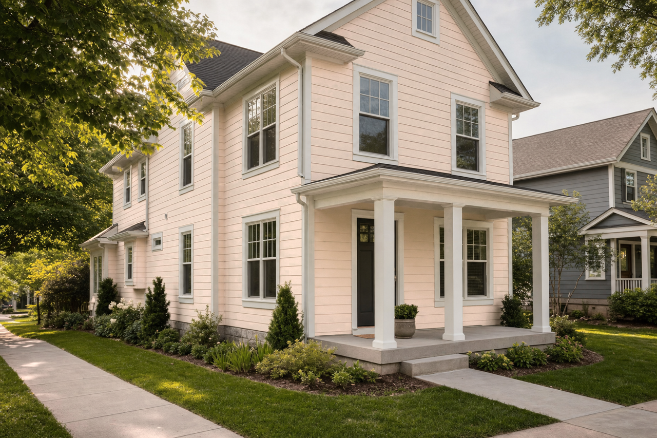 Beige by Sherwin-Williams on exterior