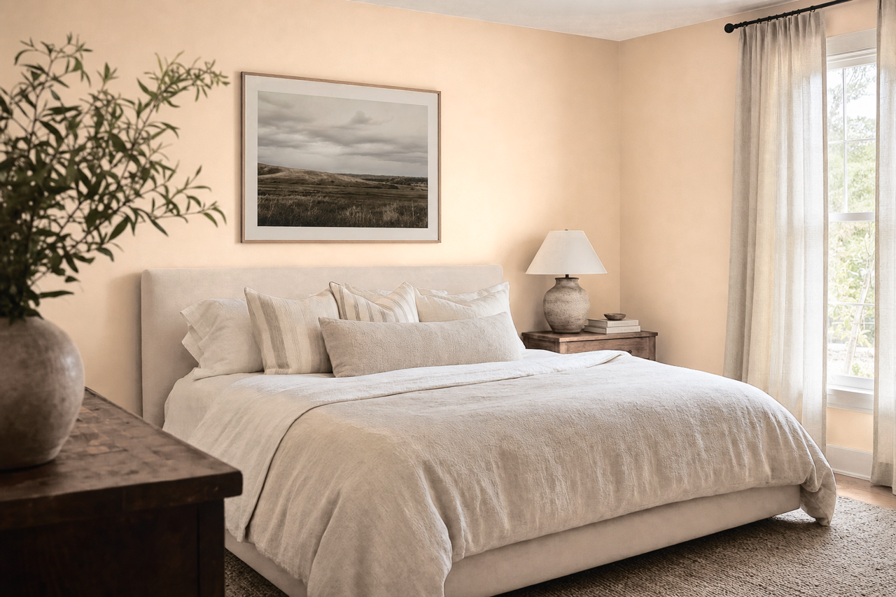 Beige by Sherwin-Williams on interiors