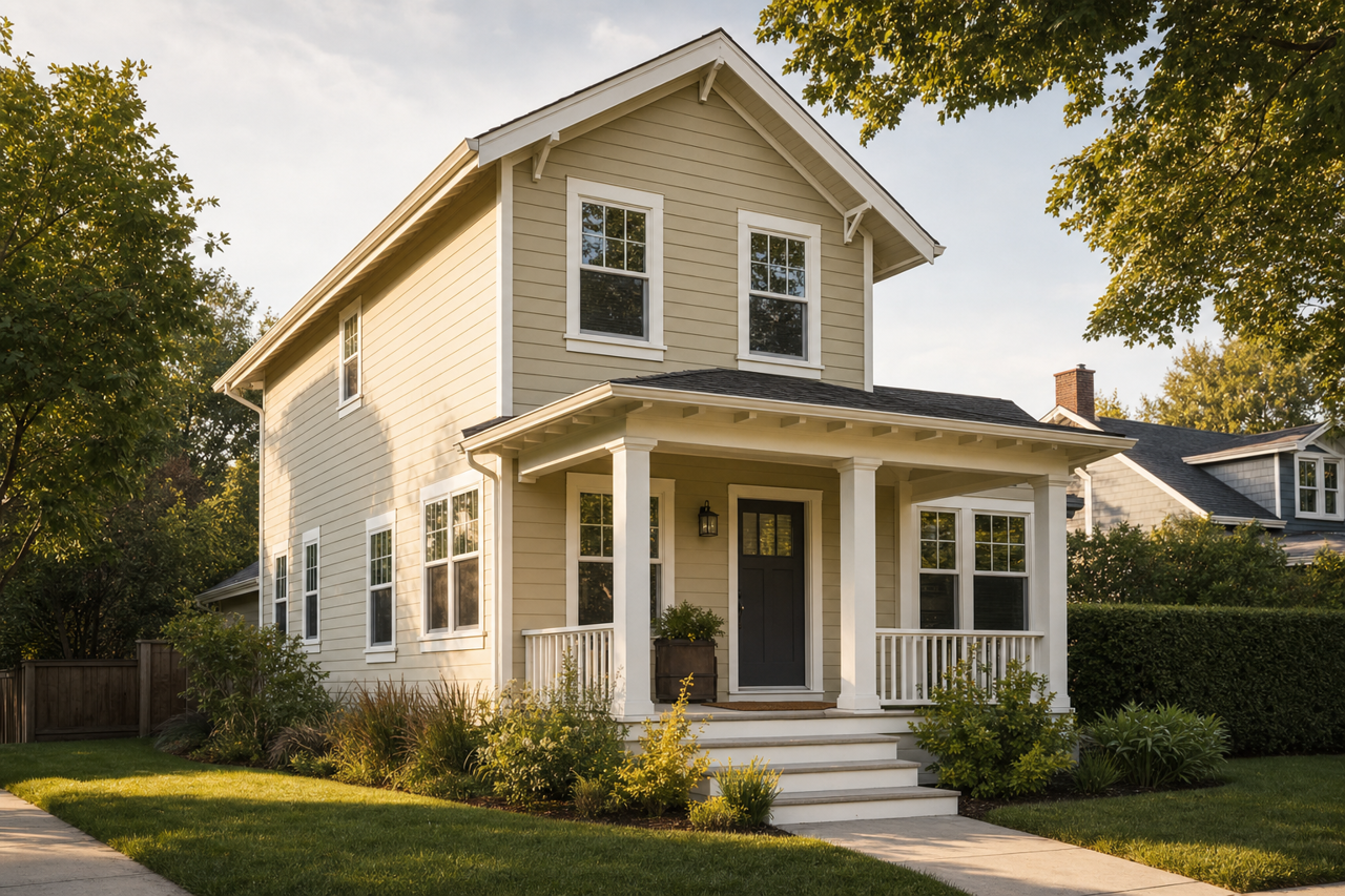 Sage by Sherwin-Williams on exterior