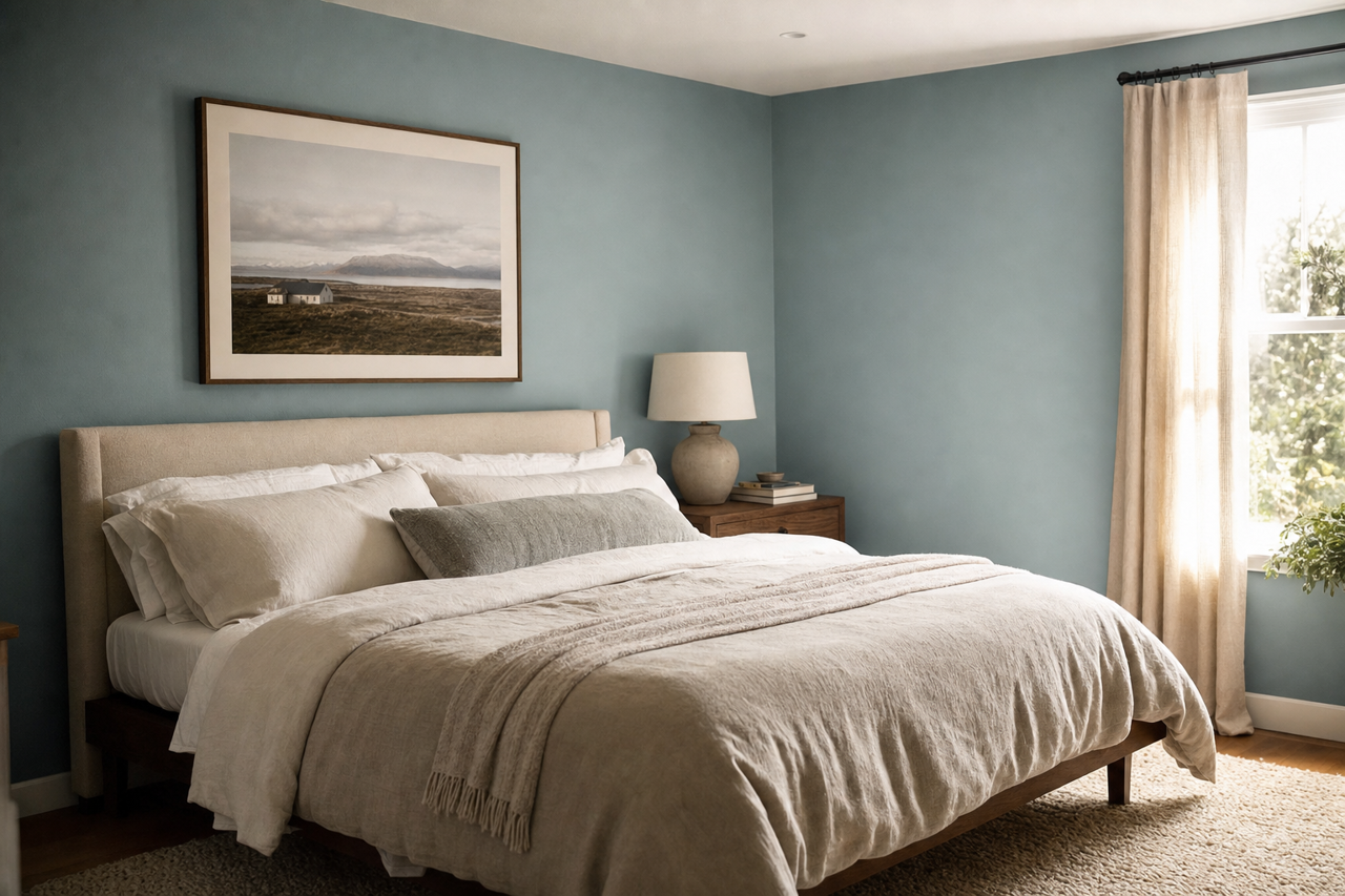 Powder Blue by Sherwin-Williams on interiors