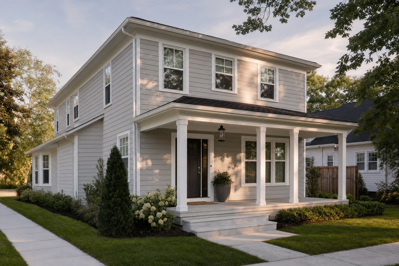 Essential Gray by Sherwin-Williams on exterior