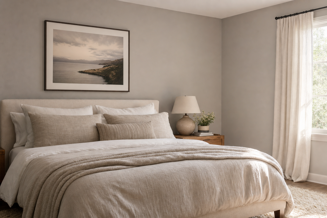 Proper Gray by Sherwin-Williams on interiors