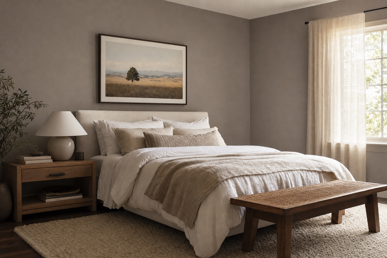 Mink by Sherwin-Williams on interiors