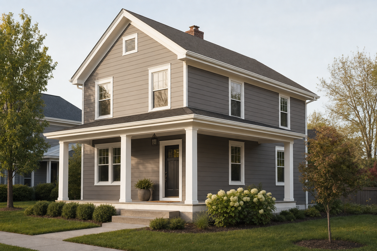Folkstone by Sherwin-Williams on exterior