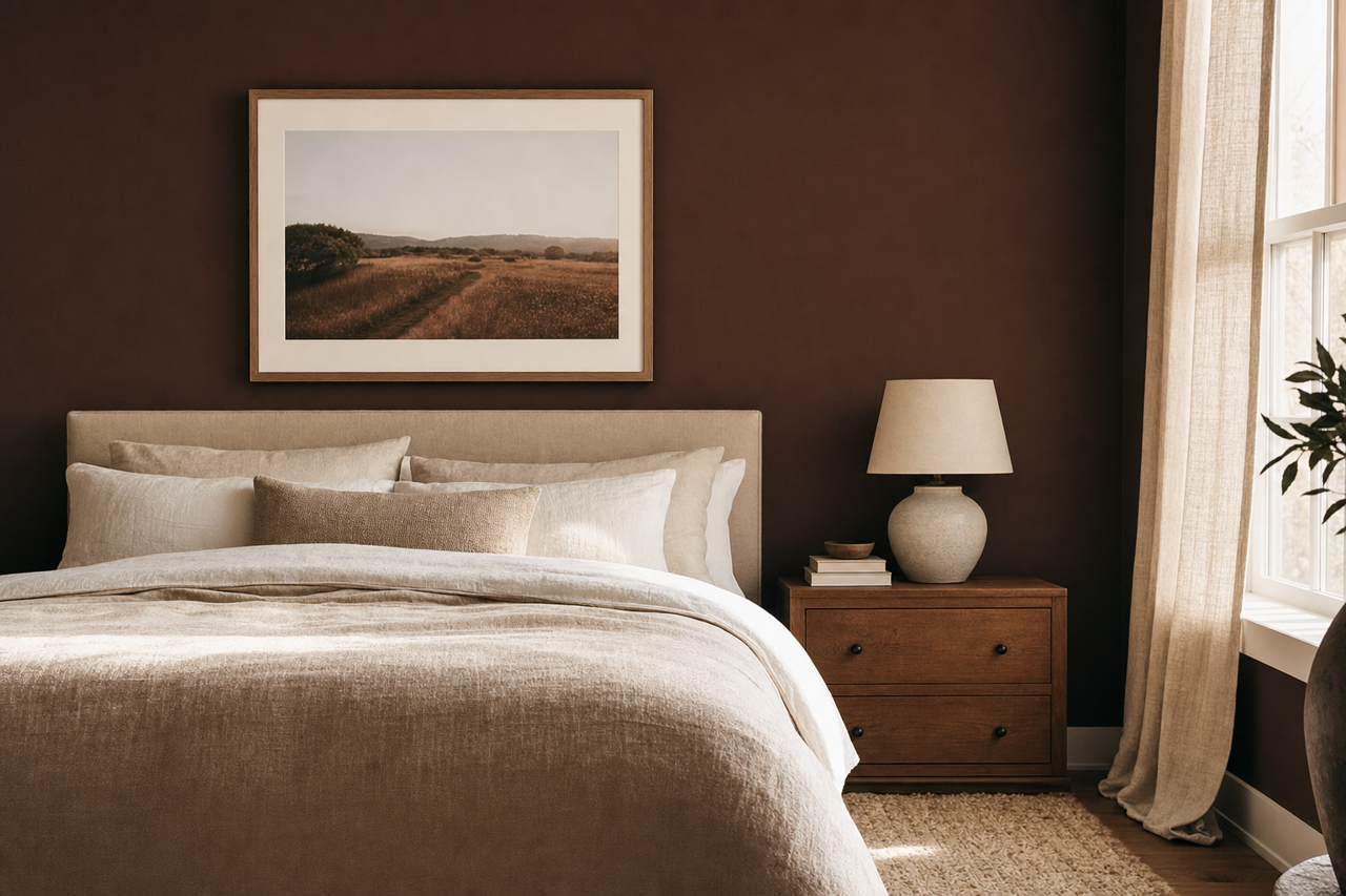 Black Bean by Sherwin-Williams on interiors