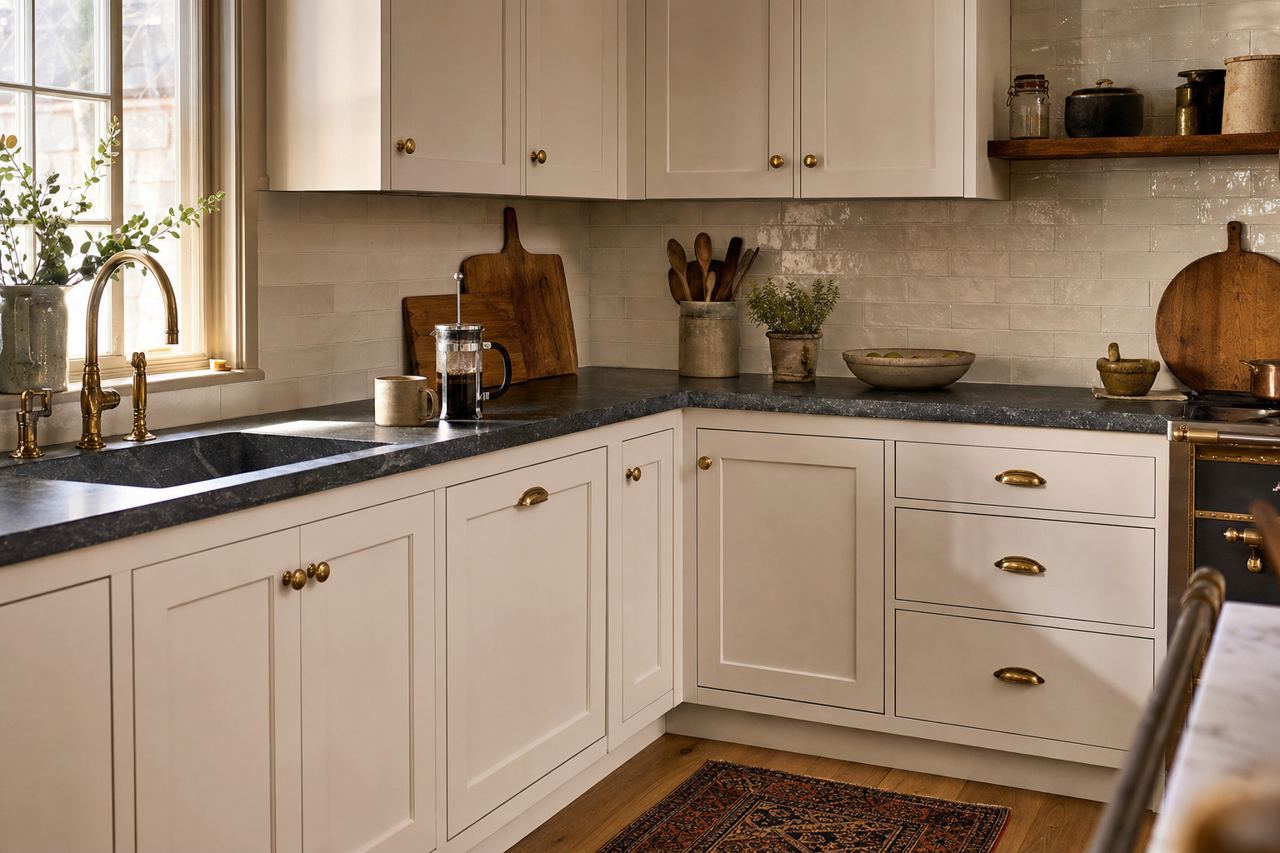 Individual White by Sherwin-Williams on cabinets