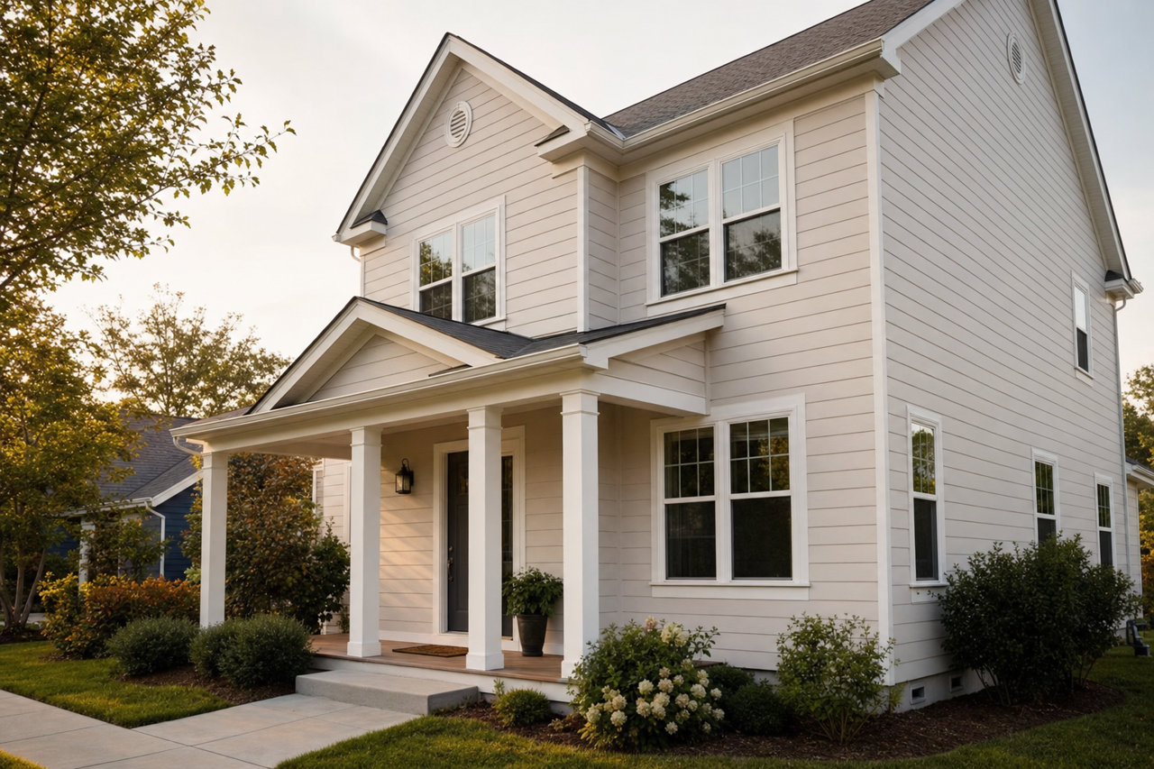 Individual White by Sherwin-Williams on exterior