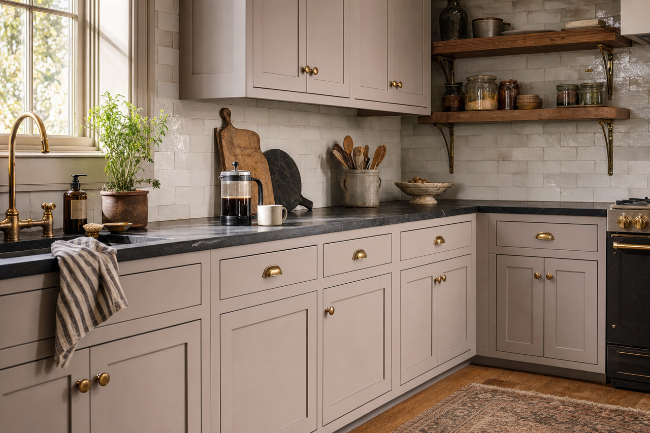Imagine by Sherwin-Williams on cabinets